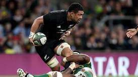 New Zealand’s Ardie Savea a likely handful for Ireland in crunch Rugby World Cup game