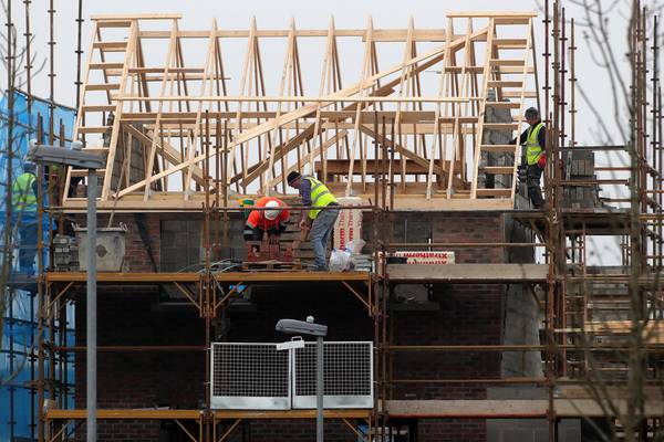 Government minimum target for new homes not met last year
