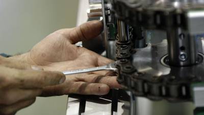 Manufacturing output up 33% on an annual basis