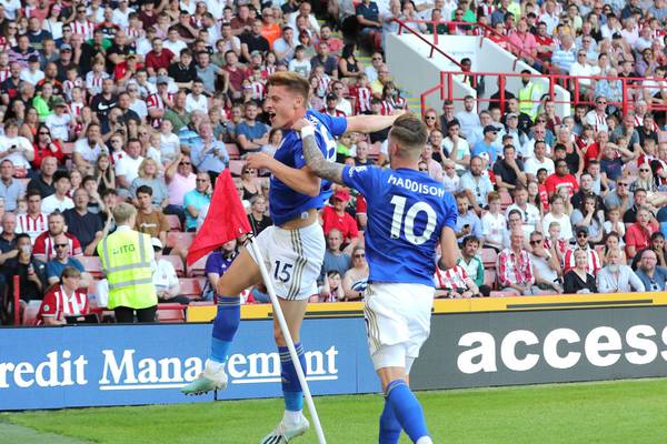 Premier League round-up: Leicester snatch three points at Bramall Lane