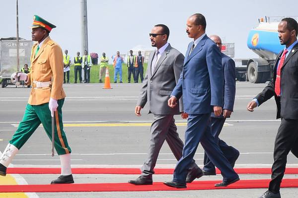 Eritrea’s president starts landmark trip to Ethiopia
