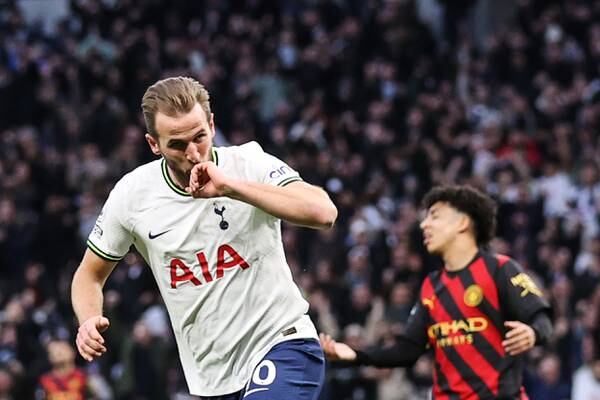 Spurs sink Man City thanks to Harry Kane’s landmark goal
