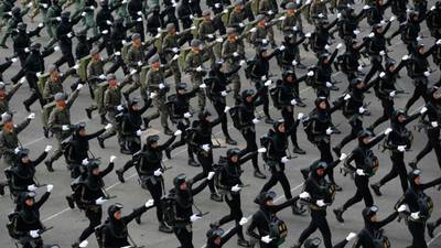 South Korea stages biggest military parade in a decade