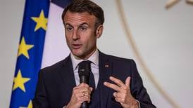 Macron to push for humanitarian truce during Israel visit as troops prepare to move in to Gaza