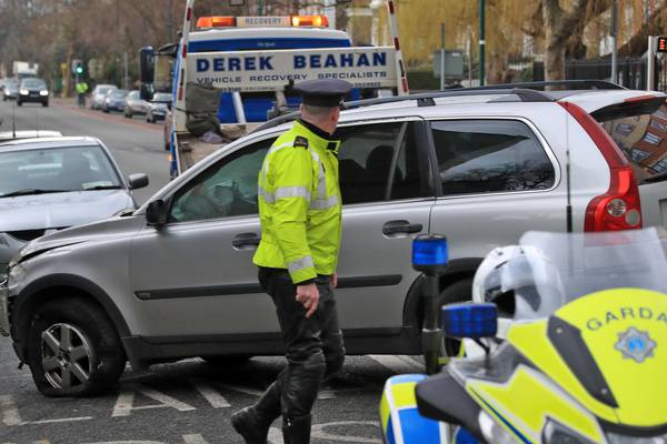 Two arrested after garda injured in Dublin hit-and-run