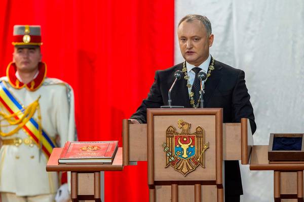Moldova’s pro-Russian president warns allies against ‘revolution’