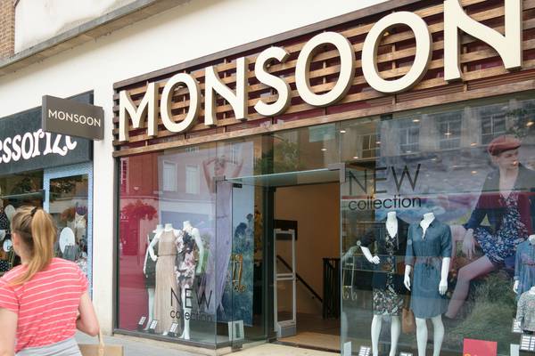 Monsoon Accessorize falls into the red in Ireland as rents bite