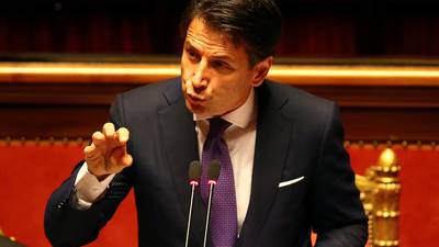 Italian bond yields rise as Conte promises radical change