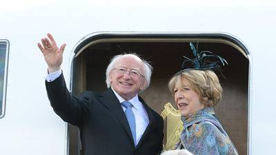 Higgins arrives in London for four-day State visit