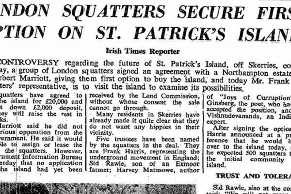 The Way We Were: Hippies with plans for Skerries