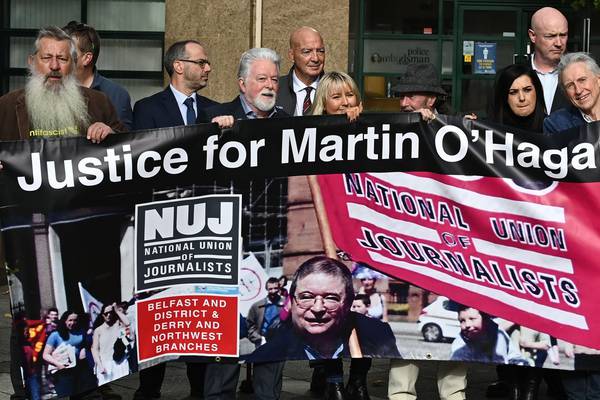 Frustration at lack of progress in Martin O’Hagan murder inquiry