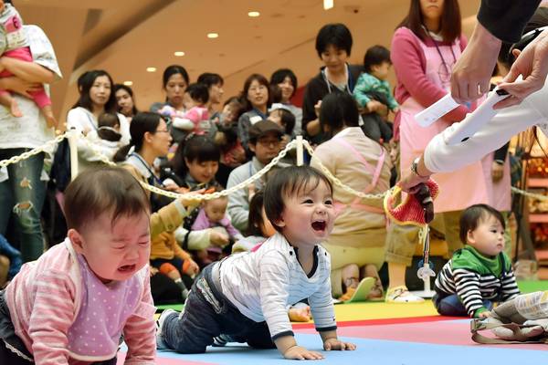 Birth rates in Japan fall to lowest level on record