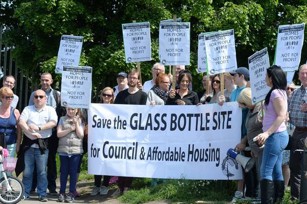 Glass Bottle site receivers appeal Poolbeg social housing plans