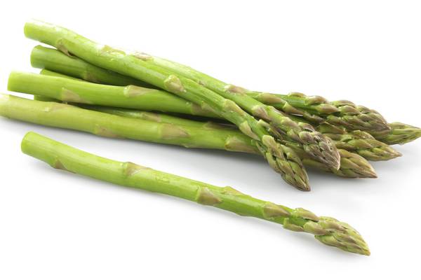 Stalking the first of the year’s asparagus