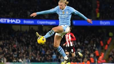 Erling Haaland to the rescue for Man City as champions edge out Brentford