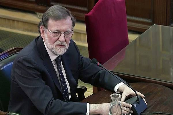 Spain’s former leader defends Catalan policy in court