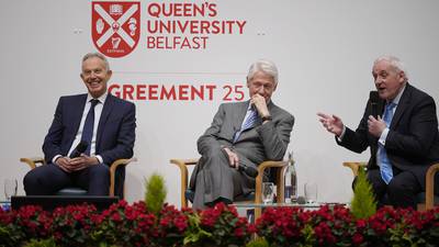 Belfast Agreement conference: Politicians in Northern Ireland ‘took risks’, says Blair - as it happened