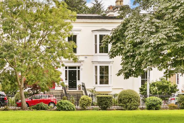 Dún Laoghaire stunner on a private park with super interiors for €1.695m