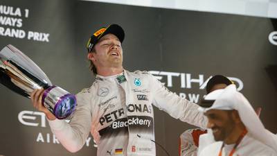Nico Rosberg ends the season on a high in Abu Dhabi