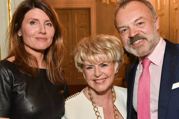 Irish TV talent mingle at bash honouring Gloria Hunniford
