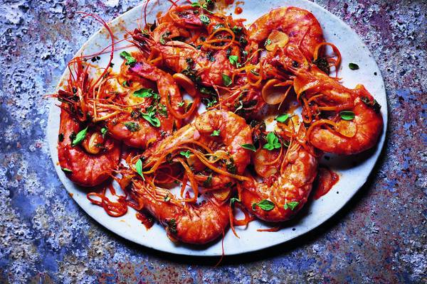 A cracking prawn dish that packs a fiery, fruity punch