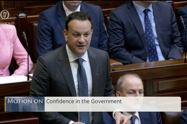 Dáil Live: Latest updates as Government faces no-confidence vote
