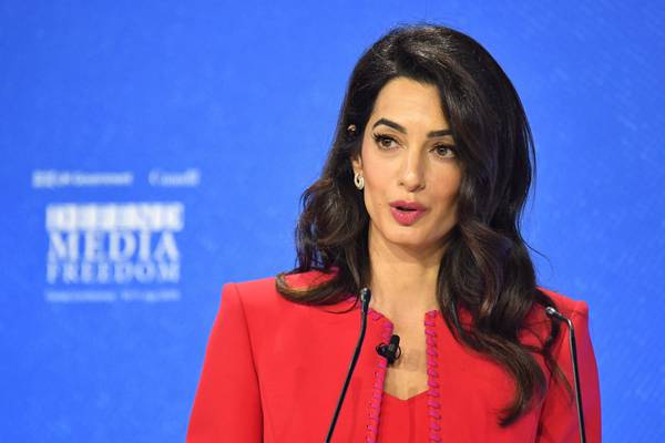 Amal Clooney quits as UK envoy over Johnson’s Brexit bill