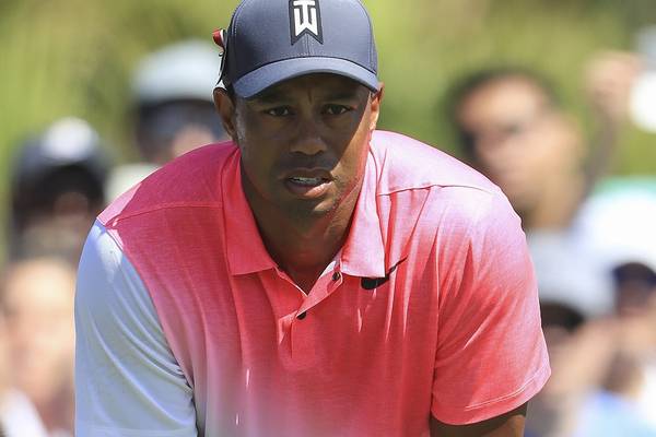Tiger Woods battles Bear Trap to stay in contention