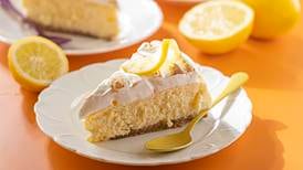 Lemon meringue or cheesecake? Both, together in one pie
