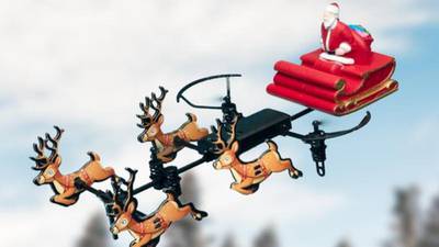 Tech Tools: Santa swoops down this year in a drone