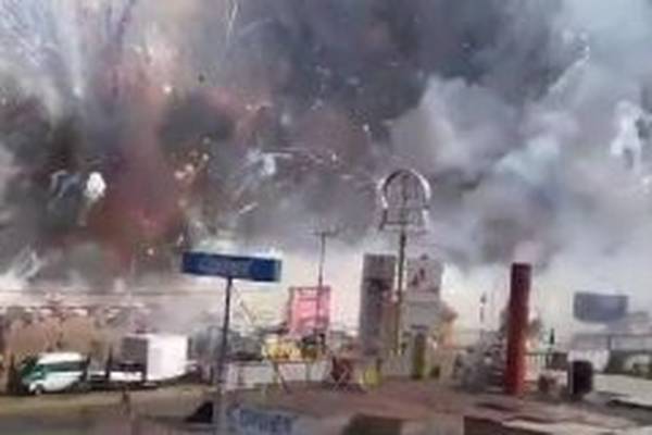 Mexico blast kills two  in town hit by fireworks explosion