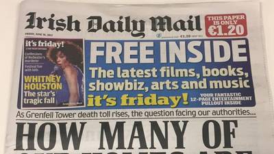 ‘Irish Daily Mail’ parent sees profit rise as staff numbers drop