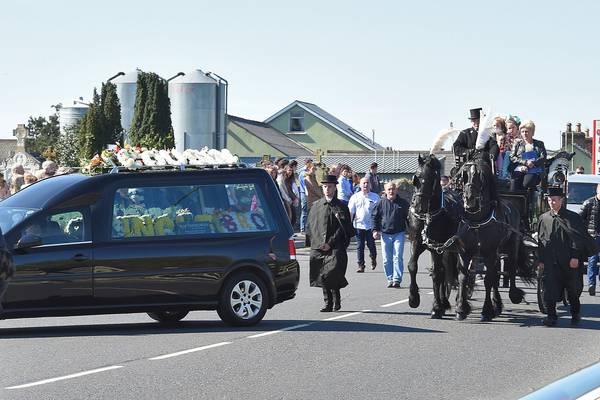 Priest at funeral of Donegal crash victim tells drivers to ‘wake up’