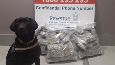 Woman (30s) arrested after cannabis worth €300,000 found in suitcase at Dublin Airport