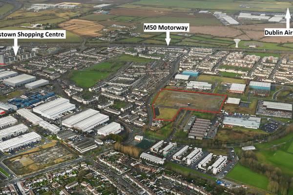Dublin 11 industrial land with scope for 600 homes seeks €6.5m