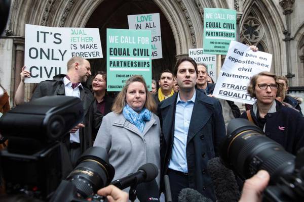 Civil unions for heterosexuals – why campaigners won’t give up