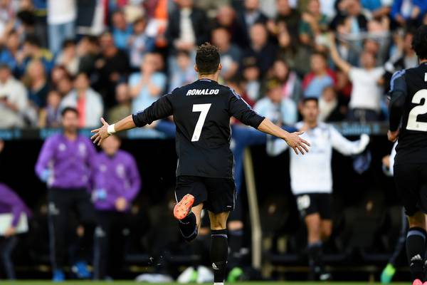 Real Madrid a point from La Liga title after Celta Vigo win