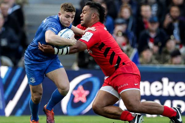 Jordan Larmour looks back and moves forward