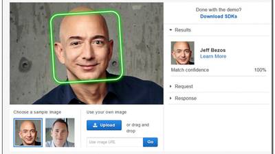 Amazon faces investor pressure over facial recognition