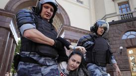 Russian activists call for fresh protests following violent crackdown at Moscow rally