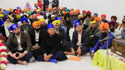 Varadkar tells Sikh congregation of his pride in Ireland’s diversity