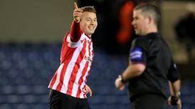 Michael Rafter’s double lifts the roof for Derry City against Shelbourne
