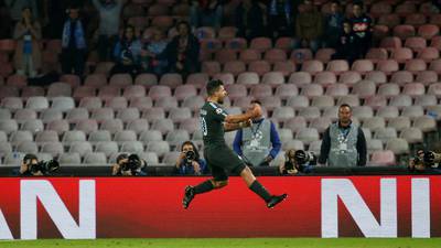 Man City’s record man Sergio Aguero inspires victory in Naples