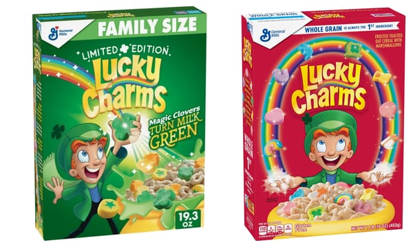 Boxes of Lucky Charms