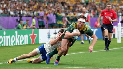 Australia bounce back from Wales defeat with Uruguay rout