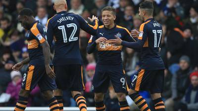 Dwight Gayle’s double sees Newcastle extend lead at the top