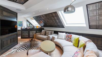 Penthouse with ‘man cave’ for €3m at Merrion Hotel