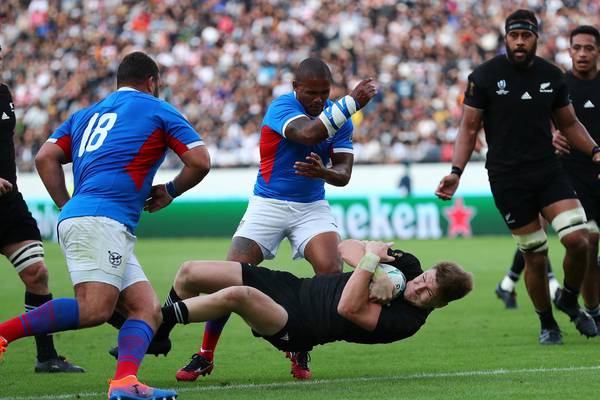 Namibia become All Blacks’ latest victims in 11-try rout