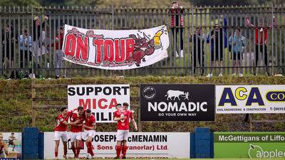 Parkes scores and is sent off as Sligo Rovers go four points clear