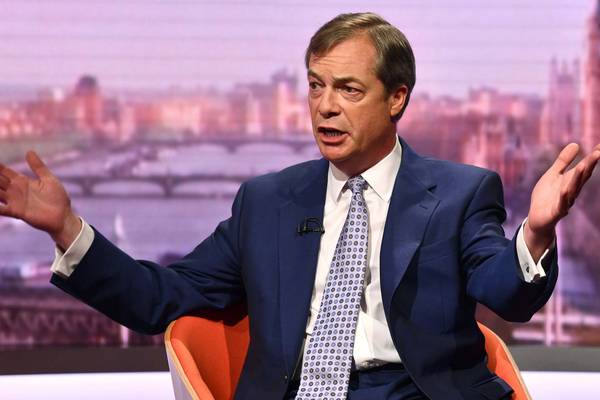 Support for Nigel Farage’s Brexit Party increases pressure on May